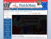 Tablet Screenshot of firstandmain.com